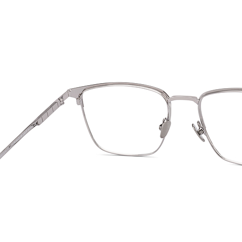OWNDAYS Online Silver Full Rim Square right side