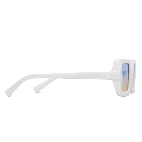 OJOS White Full Rim Square left side
