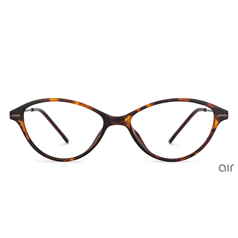 Buy Matte Tortoise Brown Full Rim Cat Eye Lenskart Air Online Air