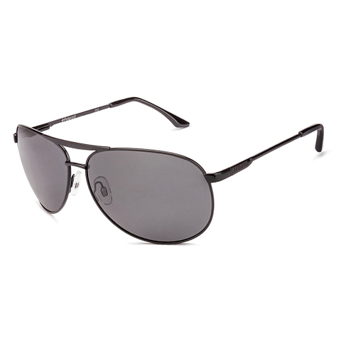 Polaroid Black Full Rim Aviator left side