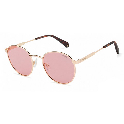 Polaroid Gold Full Rim Round right side