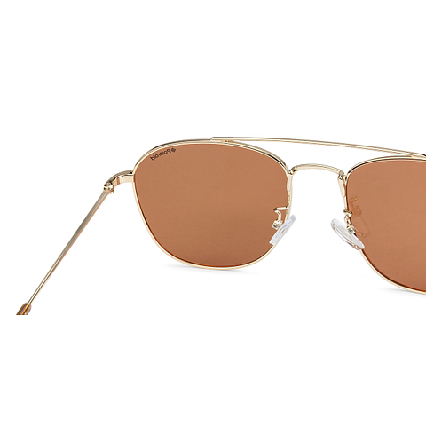 Polaroid Gold Full Rim Square right side Polaroid Gold Full Rim Square right side