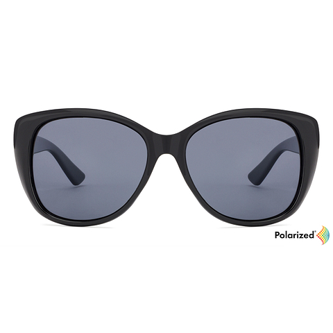 Polaroid Black Full Rim Cat Eye left side