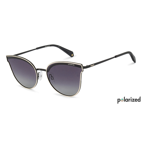 Polaroid Gold Full Rim Cat Eye left side