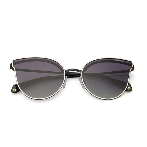 Polaroid Gold Full Rim Cat Eye left side