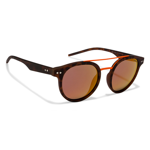 Polaroid Orange Full Rim Round right side