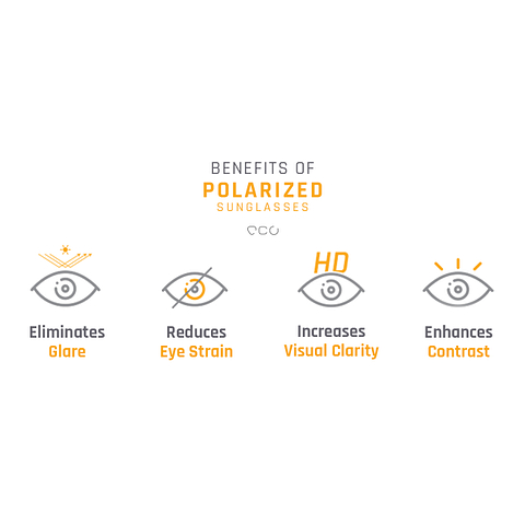 Polaroid Black Full Rim Square left side