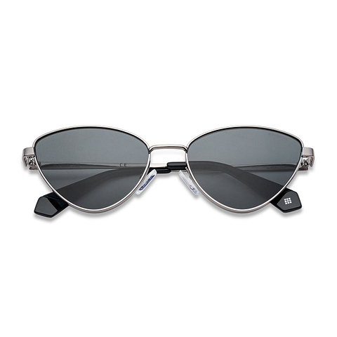 Polaroid Silver Full Rim Cat Eye left side Polaroid Silver Full Rim Cat Eye left side