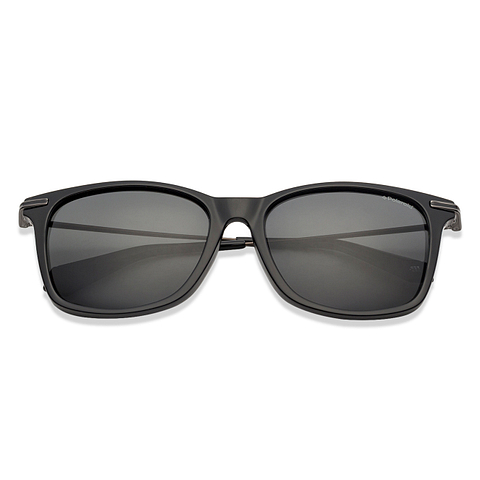 Polaroid Black Full Rim Square left side
