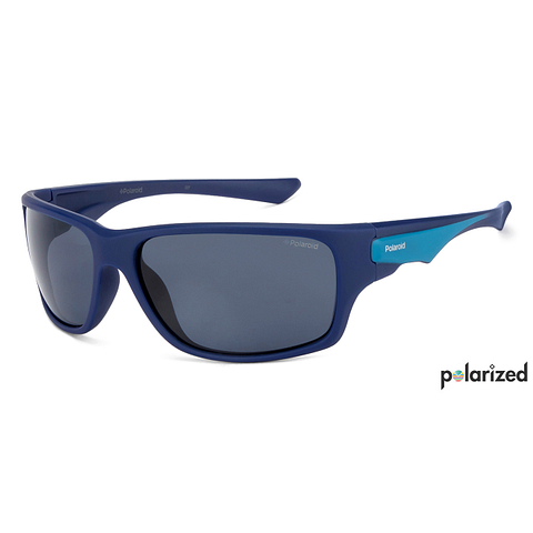 Polaroid Sky Blue Full Rim Others left side