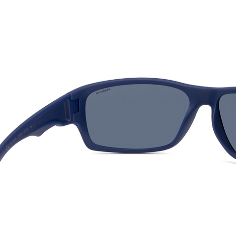 Polaroid Sky Blue Full Rim Others right side