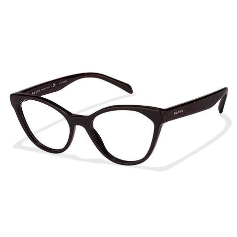 Prada Black Full Rim Cat Eye left side Prada Black Full Rim Cat Eye left side
