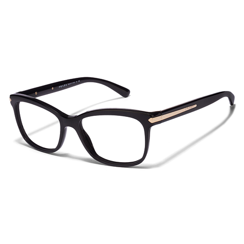 Prada Black Full Rim Geometric left side
