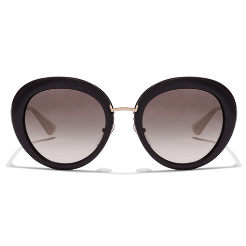 PRADA プラダサングラスSPR16Q Buy Prada SPR16Q Large Size-55 Black Light Gold Grey