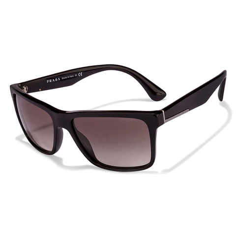 BRANDED Black Full Rim Rectangle left side