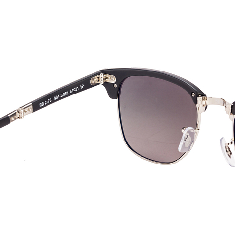BRANDED Black Full Rim Clubmaster right side