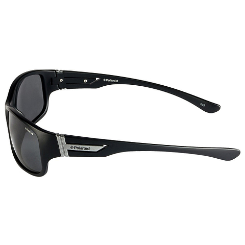 Polaroid Black Full Rim Round left side
