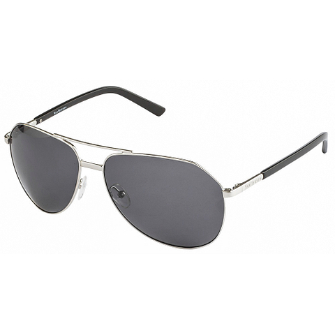 BRANDED Silver Full Rim Aviator right side