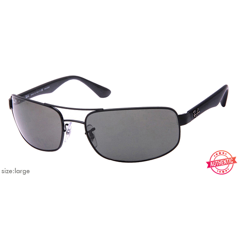 BRANDED Black Full Rim Rectangle left side