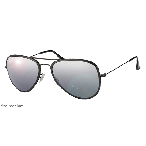 Ray-Ban Black Full Rim Aviator right side Ray-Ban Black Full Rim Aviator right side