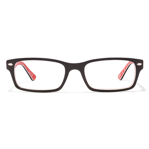 BRANDED Black Full Rim Rectangle left side BRANDED Black Full Rim Rectangle left side