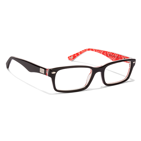 BRANDED Black Full Rim Rectangle right side BRANDED Black Full Rim Rectangle right side