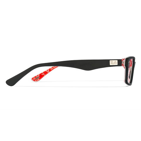 BRANDED Black Full Rim Rectangle left side BRANDED Black Full Rim Rectangle left side