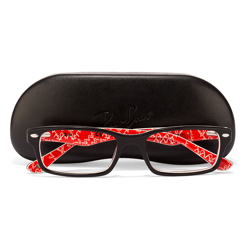 BRANDED Black Full Rim Rectangle right side BRANDED Black Full Rim Rectangle right side