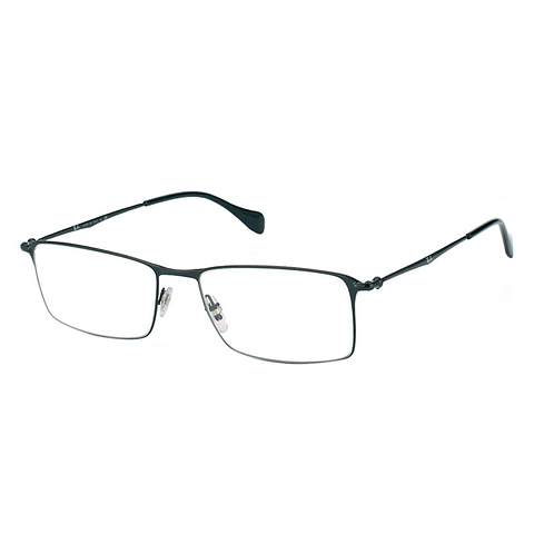 BRANDED Black Full Rim Rectangle left side BRANDED Black Full Rim Rectangle left side