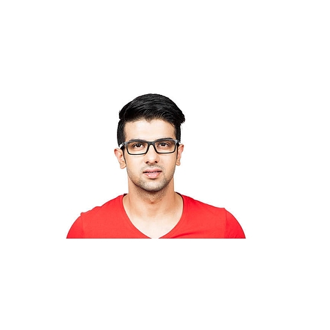 BRANDED Black Full Rim Rectangle left side BRANDED Black Full Rim Rectangle left side