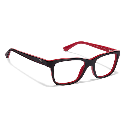 Ray-Ban Red Full Rim Rectangle left side Ray-Ban Red Full Rim Rectangle left side