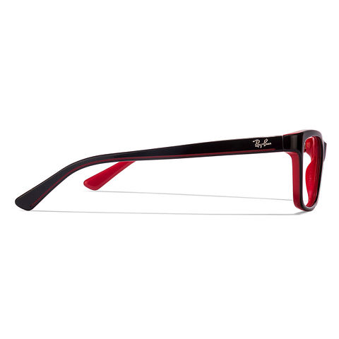 Ray-Ban Red Full Rim Rectangle right side Ray-Ban Red Full Rim Rectangle right side