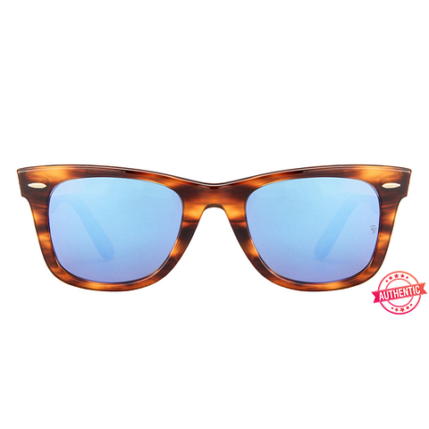 Buy Ray-Ban RB2140 Small Size-50 Tortoise Sky Blue Mirror