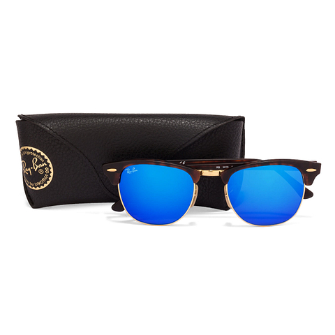BRANDED Gold Full Rim Clubmaster left side