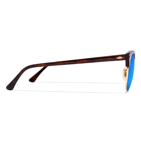 Ray-Ban Gold Full Rim Clubmaster right side