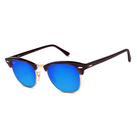Ray-Ban Gold Full Rim Clubmaster right side