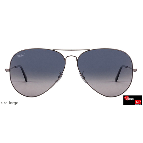 BRANDED Sky Blue Full Rim Aviator right side