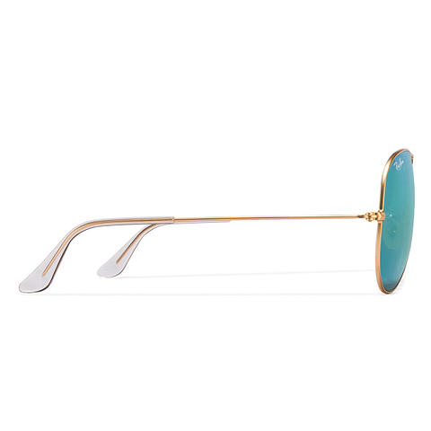 Ray-Ban Gold Full Rim Aviator right side