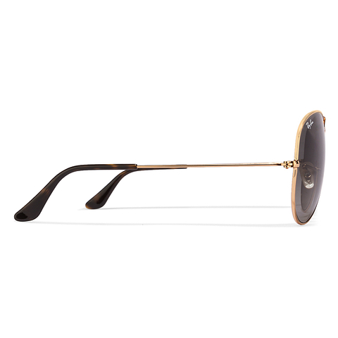 Ray-Ban Gold Full Rim Aviator right side