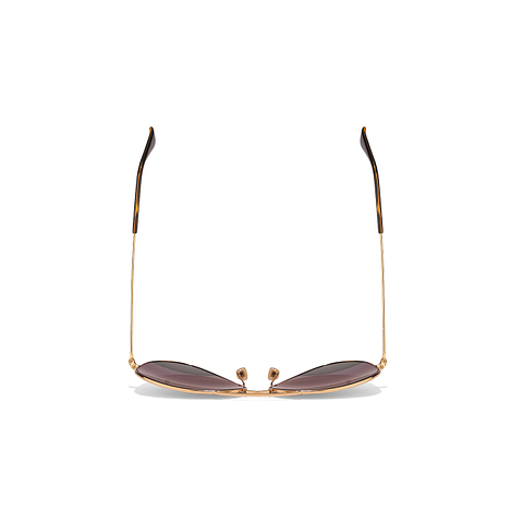 Ray-Ban Gold Full Rim Aviator right side
