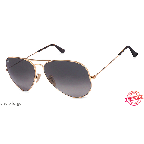 Ray-Ban Gold Full Rim Aviator right side