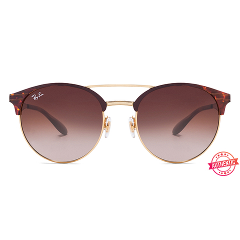BRANDED Gold Full Rim Round left side