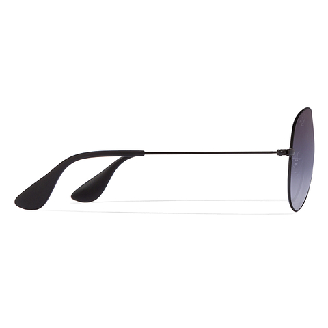 BRANDED Black Full Rim Aviator right side