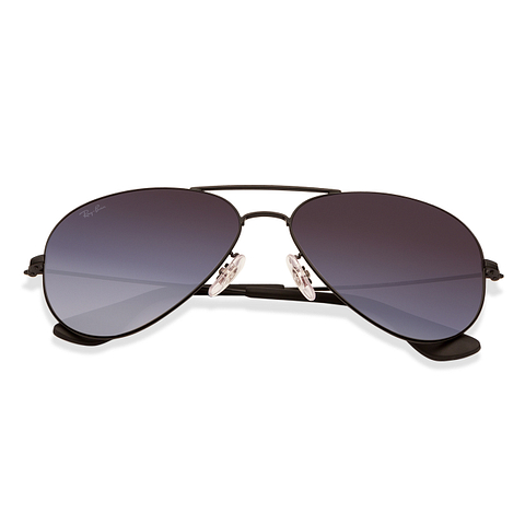 BRANDED Black Full Rim Aviator right side