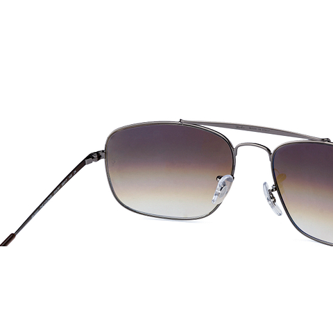 BRANDED Mid Gunmetal Full Rim Square left side