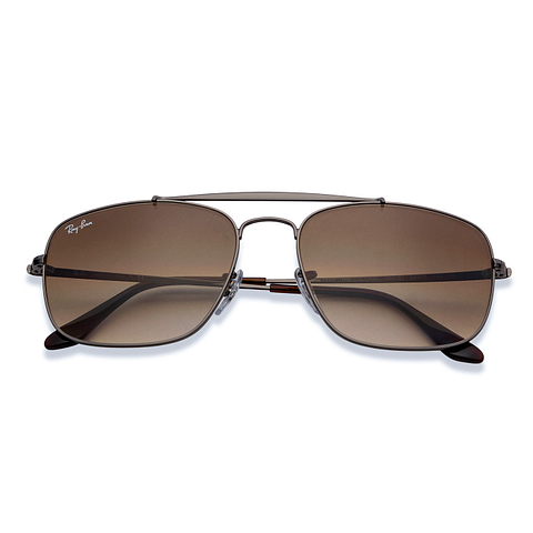 BRANDED Mid Gunmetal Full Rim Square right side