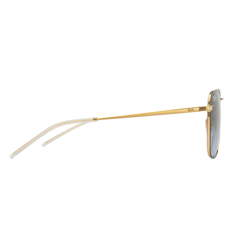 Ray-Ban Gold Full Rim Square right side