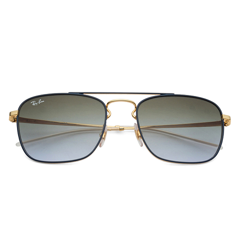 Ray-Ban Gold Full Rim Square right side