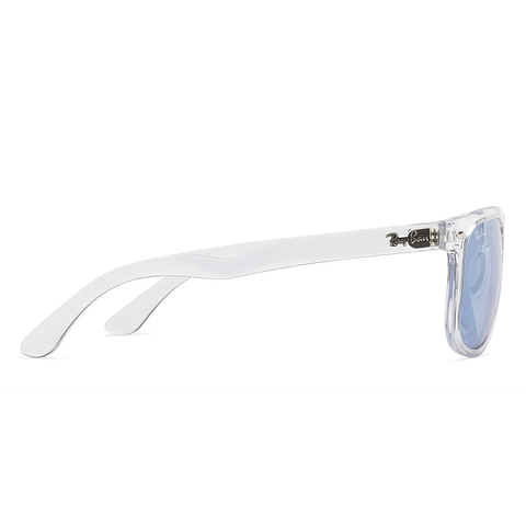 BRANDED Crystal Transparent Full Rim Square right side