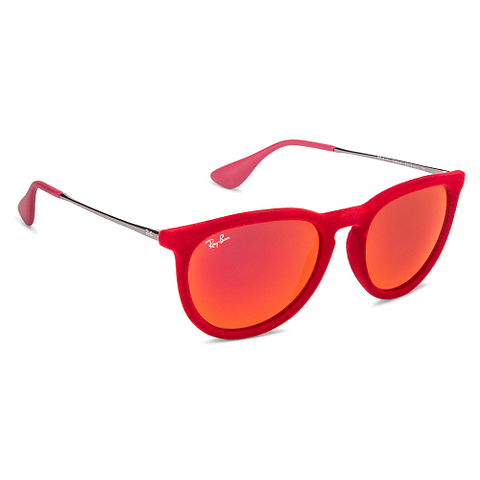 BRANDED Red Full Rim Square left side